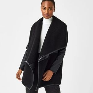 SPANX Black Draped Jacket